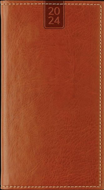 Diář 2024 NEBRASKA Light Brown - mini, týdenní A6