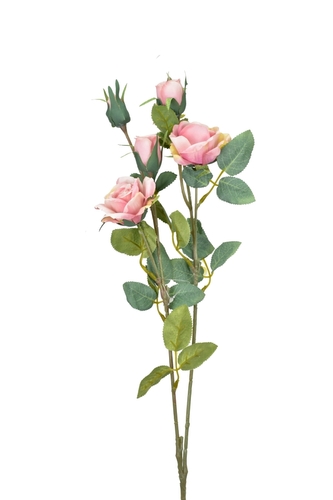 Růže světle růžová 65 cm