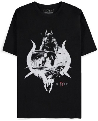 Tričko Diablo IV - Barbarian Sigil M