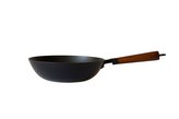 pánev d28x 8,5cm WOK, BAF 2,6l, RUSTICA, indukce, dřev.drž.