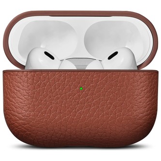 Woolnut kožené pouzdro pro AirPods Pro 2. generace hnědé