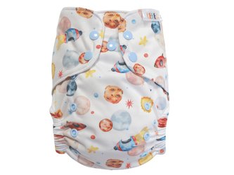 BIO Bambusová kapsová plenka (M) - Vesmírná odysea PAT