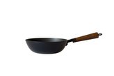 pánev d24x 8cm WOK, BAF 2,0l, RUSTICA, indukce, dřev.drž.