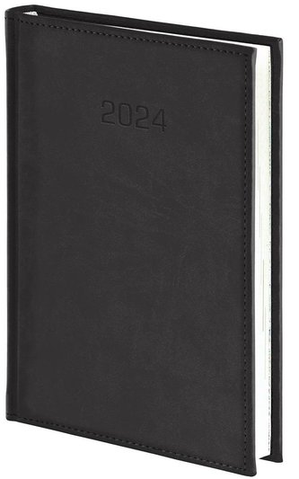 Kalendarz 2024 B5 Dzienny Vivella czarny