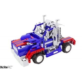 Teknotoys RC kamion a sporťák Mechanical Master 2v1 fialová