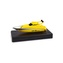 Siva RC loď Mini Racing Yacht žlutá