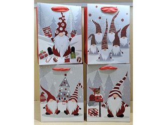 Torebka prezentowa z motywem świątecznym MIX