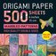 Origami Paper 500 Sheets Marbled Patterns 6 (15 CM): Tuttle Origami Paper: High-Quality Double-Sided Origami Sheets Printed with
