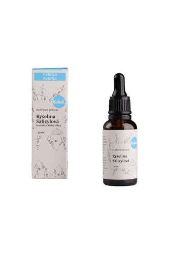 Kvitok Pleťové sérum - Kyselina salicylová 30 ml - pomůže problematické pleti Kvitok Pleťové sérum - Kyselina salicylová 30 ml - pomůže problematické pleti