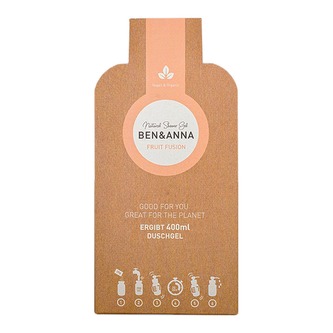Ben & Anna Sprchový gel v prášku (2×20 g) - Fruit Fusion