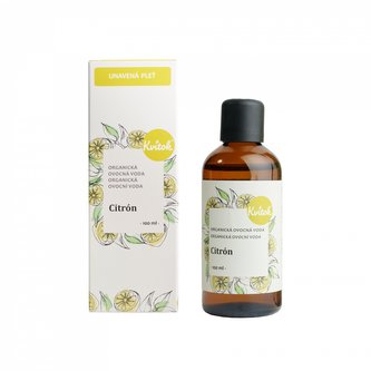 Kvitok Ovocná voda - citron BIO 100 ml Kvitok Ovocná voda - citron BIO 100 ml
