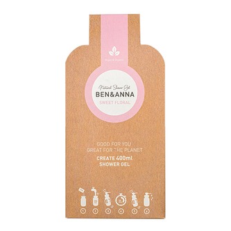 Ben & Anna Sprchový gel v prášku (2×20 g) - Sweet Floral