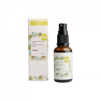 Kvitok Ovocná voda - citron BIO 30 ml Kvitok Ovocná voda - citron BIO 30 ml