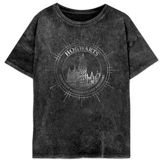 Dámské tričko Harry Potter: Bradavické souhvězdí (L) černá bavlna