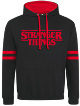 Pánská mikina Netflix|Stranger Things: Logo (M) černá bavlna