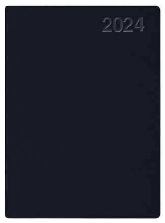 Handwerker-Kalender PVC schwarz 2024