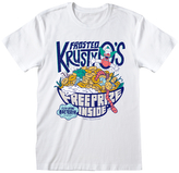 Pánské tričko The Simpsons|Simpsonovi: Frosted Crusty Q's (XL) bílá bavlna