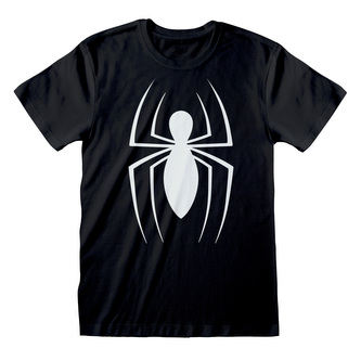 Pánské tričko Marvel Comics|Spiderman: Classic Logo (XL) černé bavlna