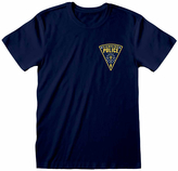 Pánské tričko Netflix|Stranger Things: Hawkins Police Badge (M) modrá bavlna