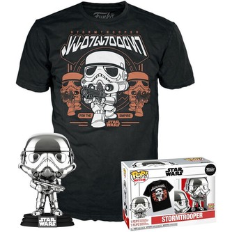 Funko POP! & Tee Box: Star Wars - Stormtrooper M