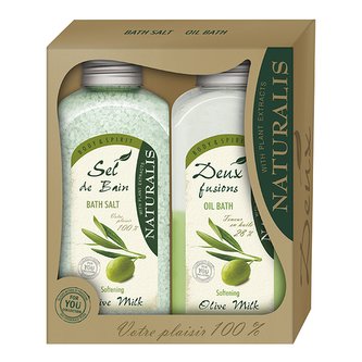 Naturalis Bath Olive Milk dárková sada do koupele Naturalis Bath Olive Milk dárková sada do koupele