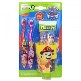Paw Patrol dětská sada na čištění zubů 4ks Paw Patrol dětská sada na čištění zubů 4ks