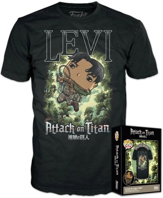 Funko Boxed Tee: Attack on Titan - Levi Ackerman S