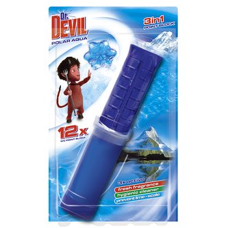 Dr. DEVIL WC point block 3in1 Polar aqua 12 dávek 75ml