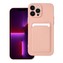 Smarty Card kryt iPhone 13 Pro Max růžový