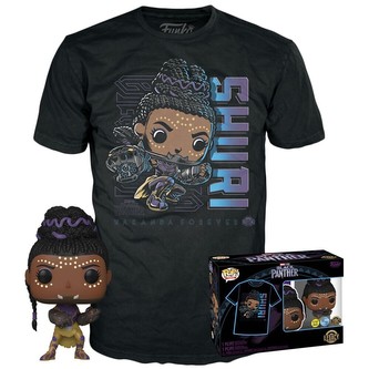 Funko POP! & Tee Box: Black Panther Legacy - Shuri (GITD) M