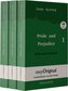 Pride and Prejudice / Stolz und Vorurteil - Teile 1-3 Hardcover (Buch + 3 MP3 Audio-CD) - Lesemethode von Ilya Frank - Zweisprac
