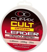 Climax CULT Catfish Leader 20m 1,00mm/100kg - šedá