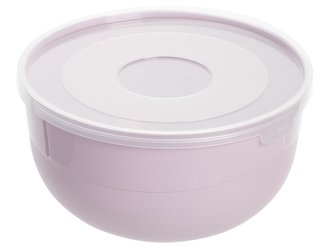 MISKA 1,2L S VÍKEM RŮŽOVÁ
