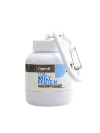 Ostrovit - Powder bank nádoba na proteiny a suplementy s karabinou