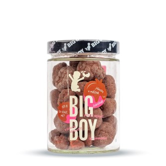 Big Boy Jahody v mléčné čokoládě 120 g by @kamilasikl Big Boy Jahody v mléčné čokoládě 120 g by @kamilasikl