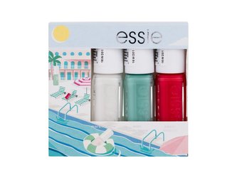 Essie Summer Mini Trio lak na nehty 5 ml 3 Marshmallow + lak na nehty 5 ml 99 Mint Candy Apple + lak na nehty 5 ml 72 Peach Daiquiri