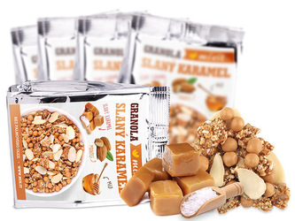 Mixit Granola z pece - Slaný karamel do kapsy 5 x 70 g