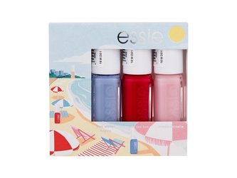 Essie Summer Mini Trio lak na nehty 374 Salt Water Happy 5 ml + lak na nehty 5 ml 63 Too Too Hot + lak na nehty 5 ml 13 Mademoiselle