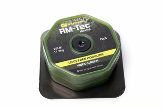 RIDGEMONKEY: Šňůrka RM-Tec Lead Free Hooklink 25lb 10m Weed Green