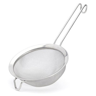 ST.STEEL ROUND STRAINER  O16 CM L.37 CM