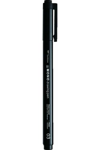 Cienkopis Mono drawing pen czarny 03 0.35mm (4szt)