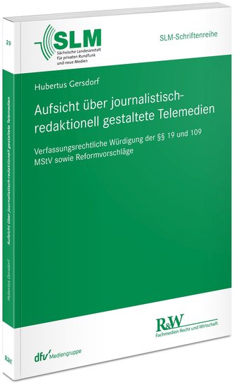 Aufsicht über journalistisch-redaktionell gestaltete Telemedien