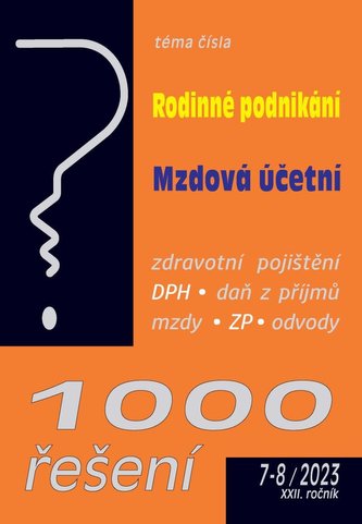 1000 řešení 7-8/2023 1000 řešení 7-8/2023