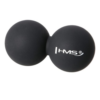 BLC02 ČERNÝ DVOJITÝ MASÁŽNÍ MÍČ LACROSSE BALL HMS