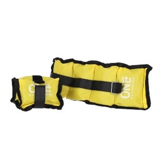 ZÁTĚŽE WW01 ŽLUTÉ 2 x 0,7KG ONE FITNESS