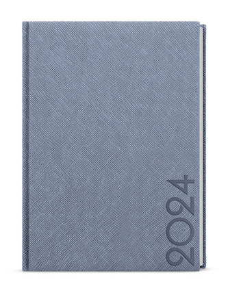Týdenní diář 2024 Oskar Tora A5 modrošedá