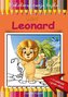 Lew Leonard - kolorowanka