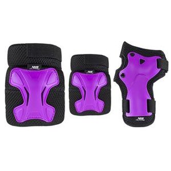 H512 ČERNO-FIALOVÁ SOUPRAVA CHRÁNIČŮ VEL.XL NILS EXTREME