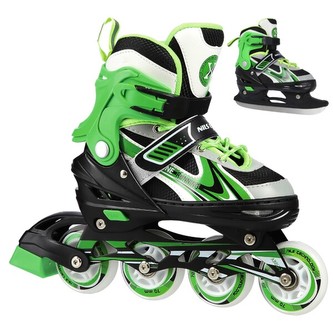 NH 18188 A ZELENÉ VEL.S(29-33) ZIMNÍ BRUSLE 2V1 NILS EXTREME