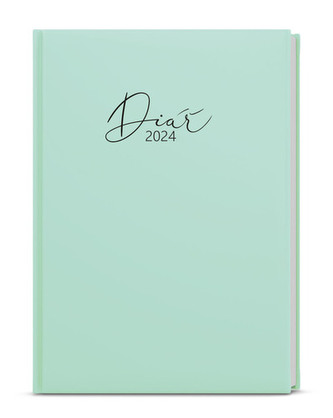Týdenní diář 2024 Prokop Lamino Pastel B6 zelená
